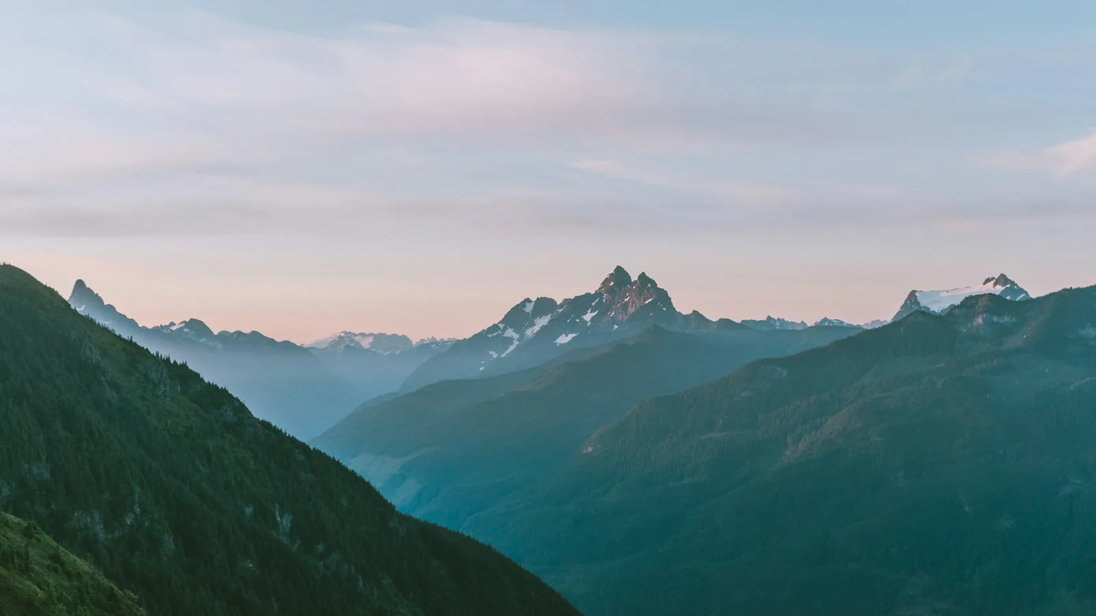 Mountain views over Chilliwack