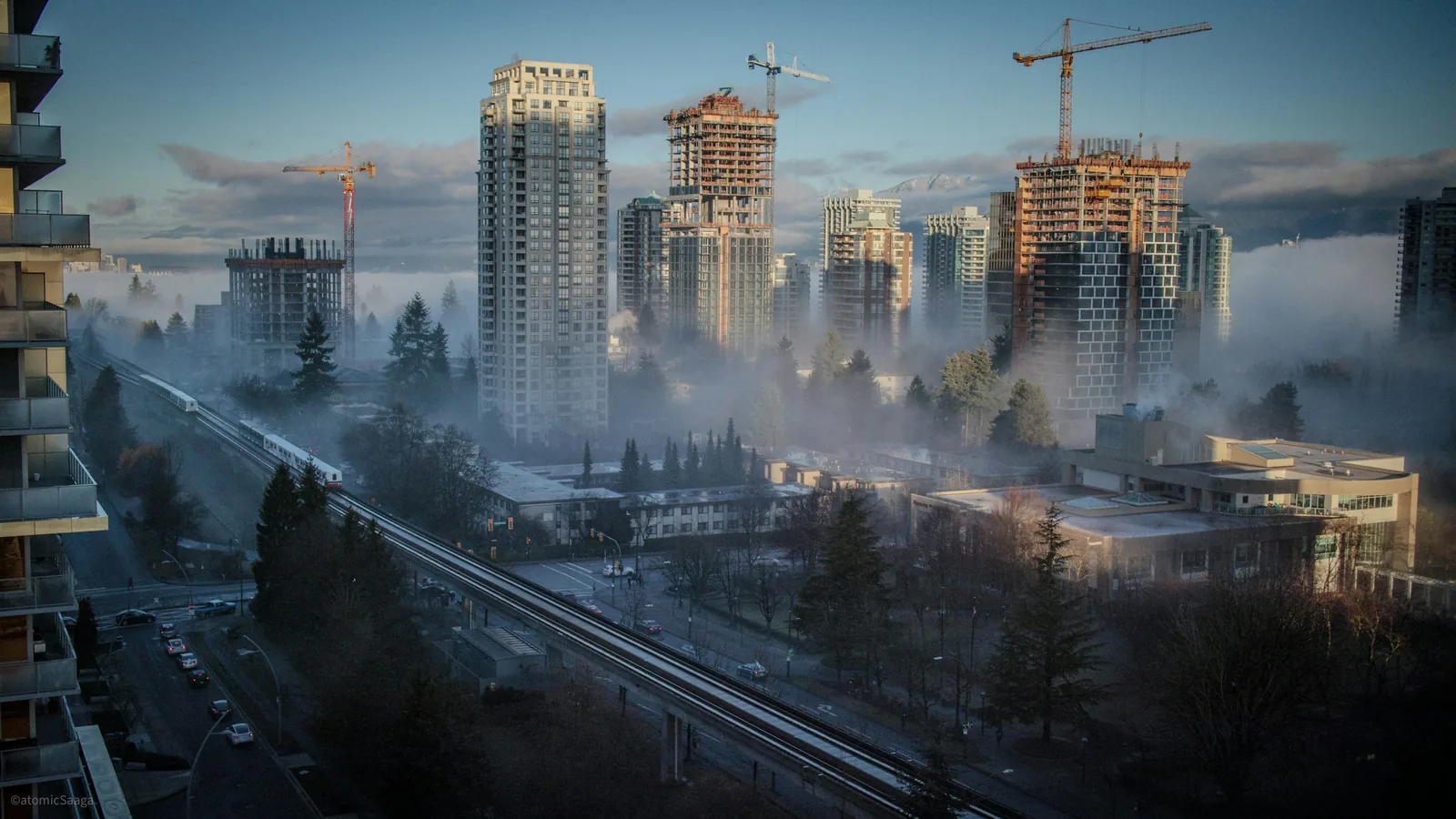 Condo towers in Burnaby