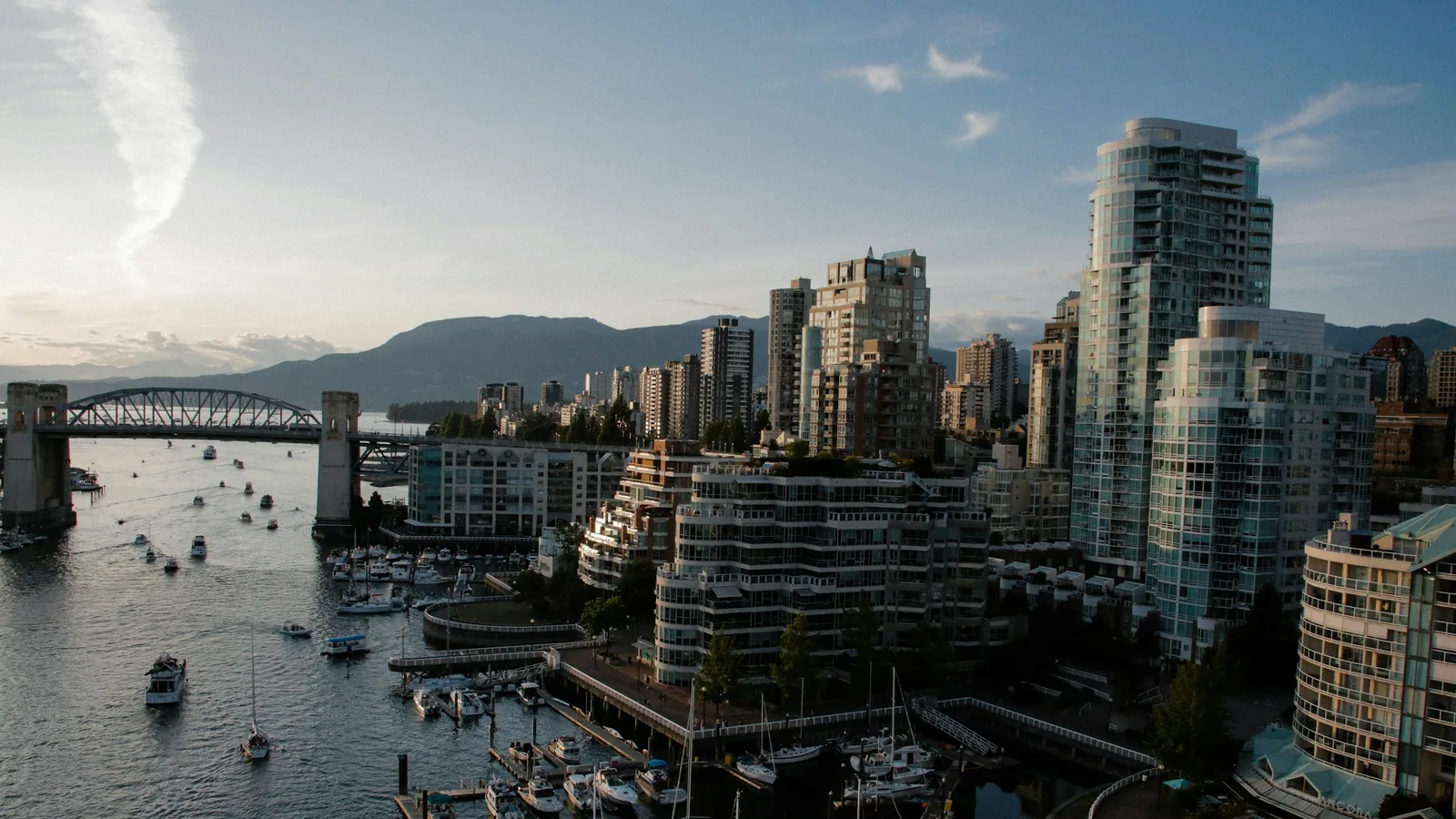 Condo towers in Vancouver