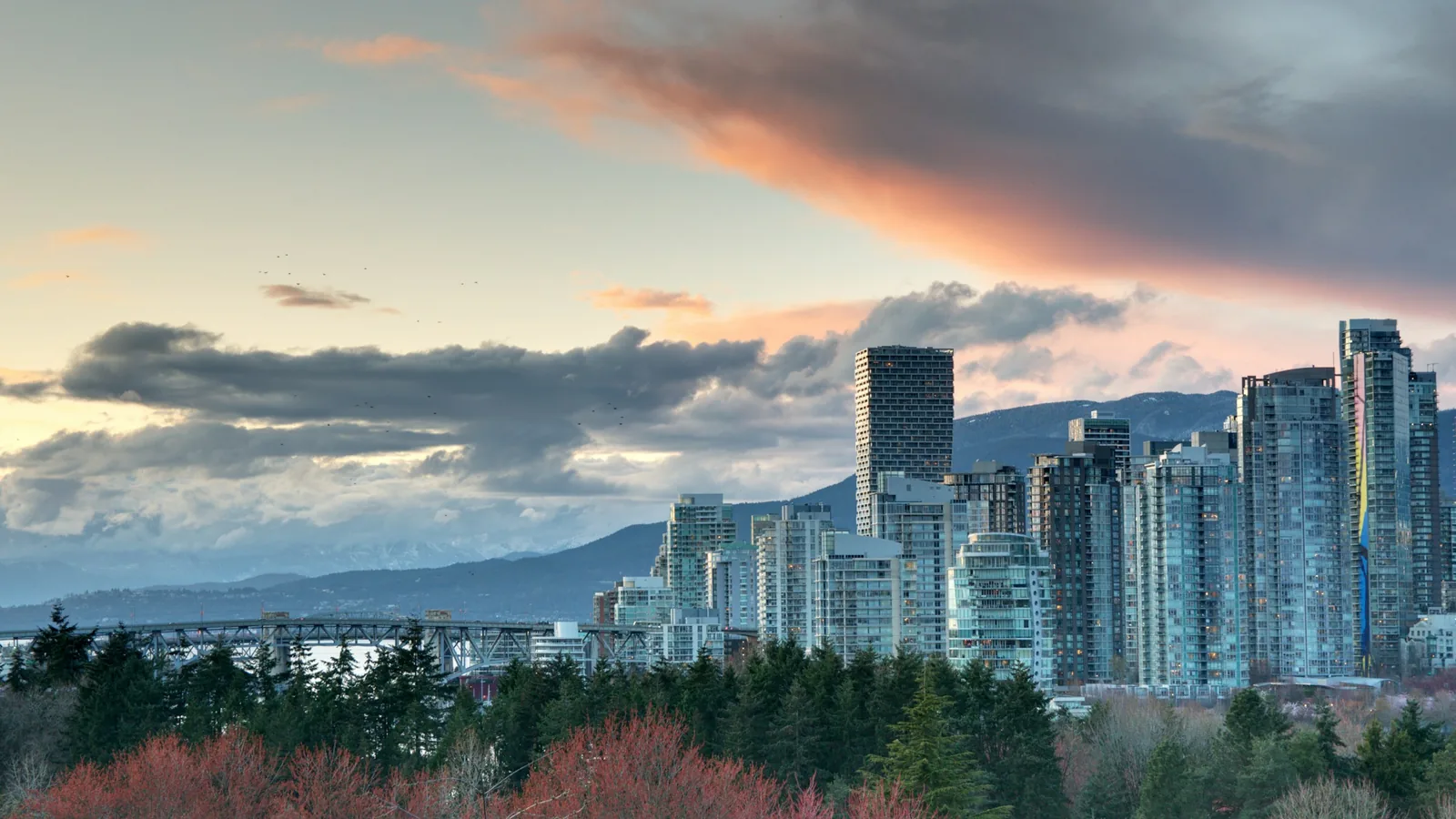 Condo towers in Vancouver