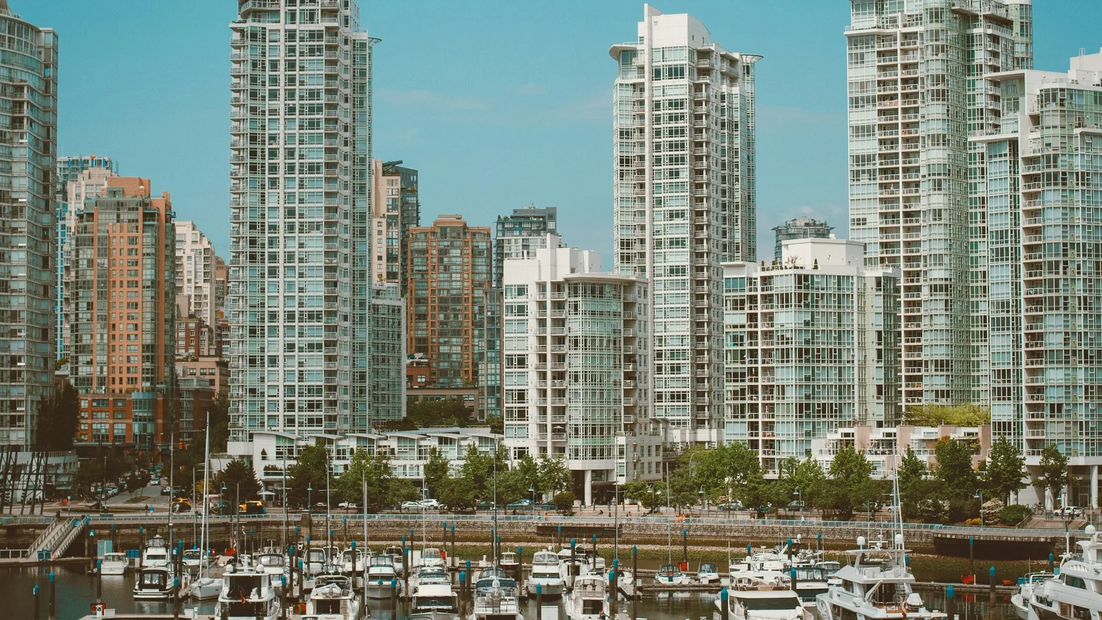 Architectural photography of white building in Vancouver