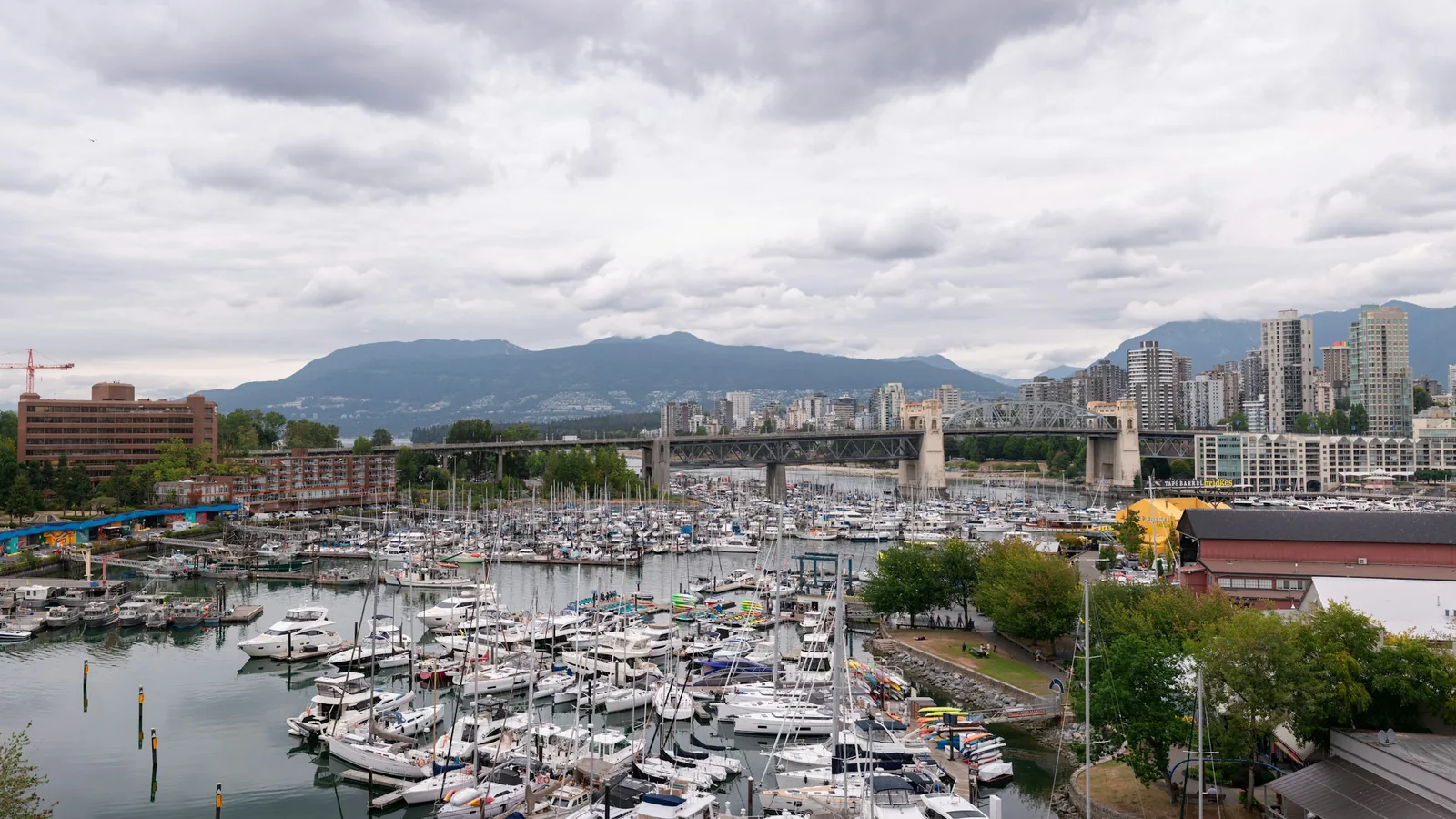 Vancouver Skyline from Granville St. Bridge