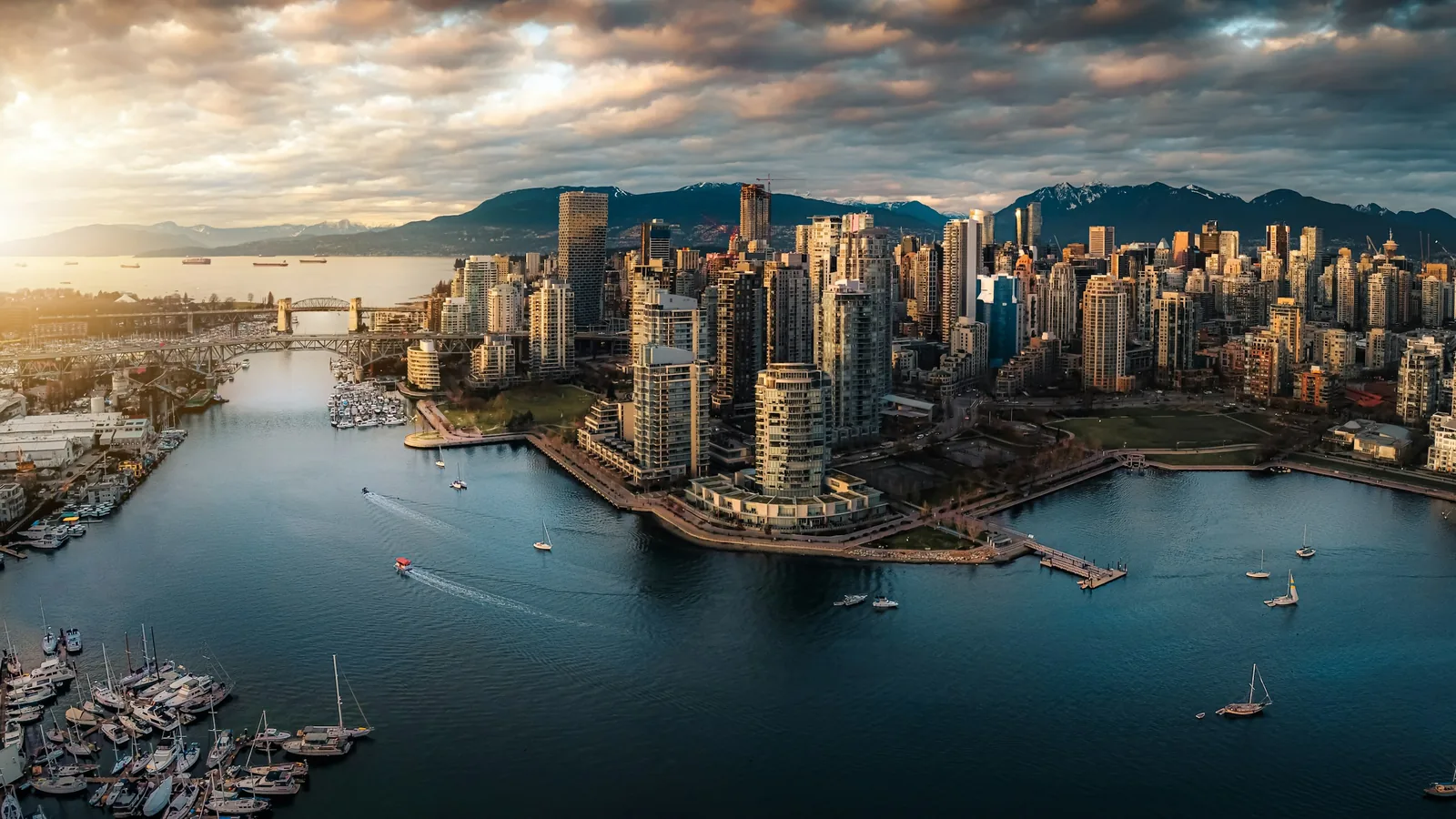 Condo towers in Vancouver