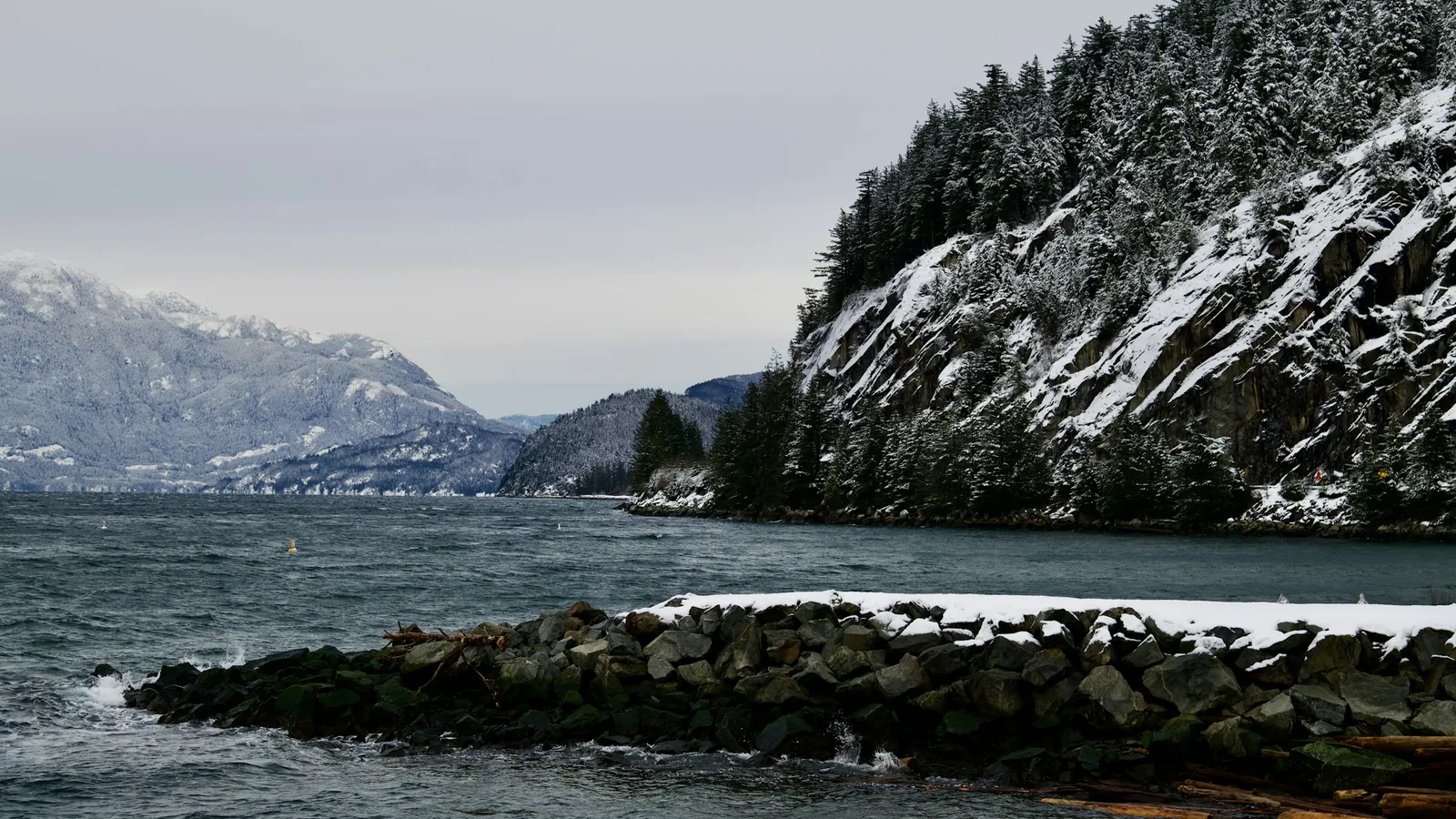 Driving down from Squamish, BC to Vancouver and ran into this beautiful place!